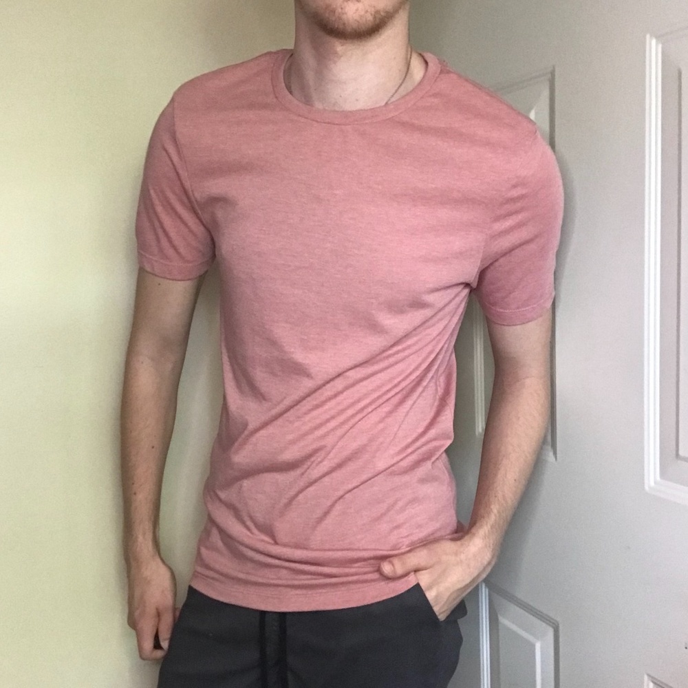 Men's Pink H&M shirt size small
